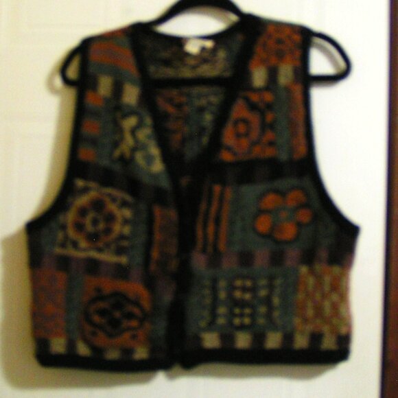 ALL COTTON KNIT VEST M/L - Picture 2 of 3